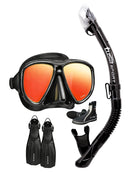 TUSA Black Pro Mirror Combo Set Black
