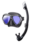TUSA Paragon Mask and Dry Top Snorkel Black 