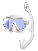 TUSA Paragon Mask and Dry Top Snorkel White