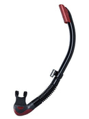 TUSA Platina II Hyperdry Snorkel Black Metallic Red