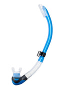 TUSA Platina II Hyperdry Snorkel Clear Fishtail Blue