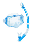 TUSA Sport Imprex 3D Dry Snorkeling Set Clear Blue