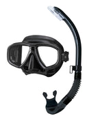 Tusa Ceos Platina Snorkel Set Black Black