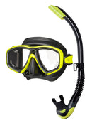 Tusa Ceos Platina Snorkel Set Black Fluoro Yellow