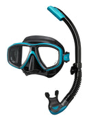 Tusa Ceos Platina Snorkel Set Black Ocean Green