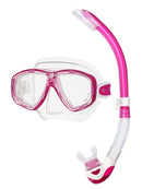 Tusa Ceos Platina Snorkel Set Bougainvillea Pink