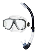 Tusa Ceos Platina Snorkel Set Clear Black
