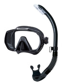 Tusa Freedom Elite Platina Snorkel Set Black Black