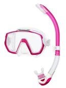 Tusa Freedom Elite Platina Snorkel Set Bougainvillea Pink