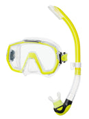 Tusa Freedom Elite Platina Snorkel Set Clear Flash Yellow