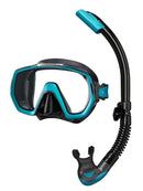 Tusa Freedom Elite Platina Snorkel Set Ocean Green