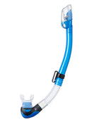 Tusa Hyperdry Elite II Snorkel Clear Fishtail Blue