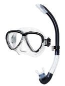 Tusa Intega Mask Platina Snorkel Set Clear Black