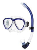 Tusa Intega Mask Platina Snorkel Set Cobalt Blue Clear