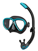 Tusa Intega Mask Platina Snorkel Set Ocean Green Black