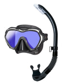 Tusa Paragon S mask Platina Hyperdry Snorkel Set Black
