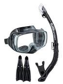Tusa Solla Imprex Snorkel Set Black Black