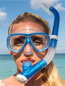Tusa Splendive Mask Snorkel Clear Blue