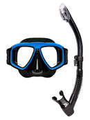 Verve Motion Dry Top Snorkel Set Go Pro Mount Damsel Blue