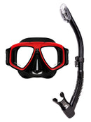 Verve Motion Dry Top Snorkel Set Snapper Red