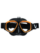 Verve Motion Prescription Dive Mask w/ Removable GoPro Mount Clownfish Orange
