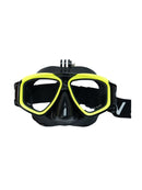 Verve Motion Prescription Dive Mask w/ Removable GoPro Mount Yellow Tang