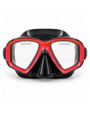 Verve Revo Prescription Dive Snorkel Mask Black Red