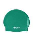 View Silicone Swim Cap Green