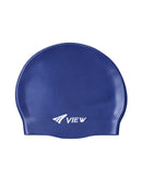 View Silicone Swim Cap Navy Blue
