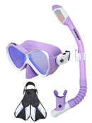 Woolamai Kids Snorkel Set Purple.